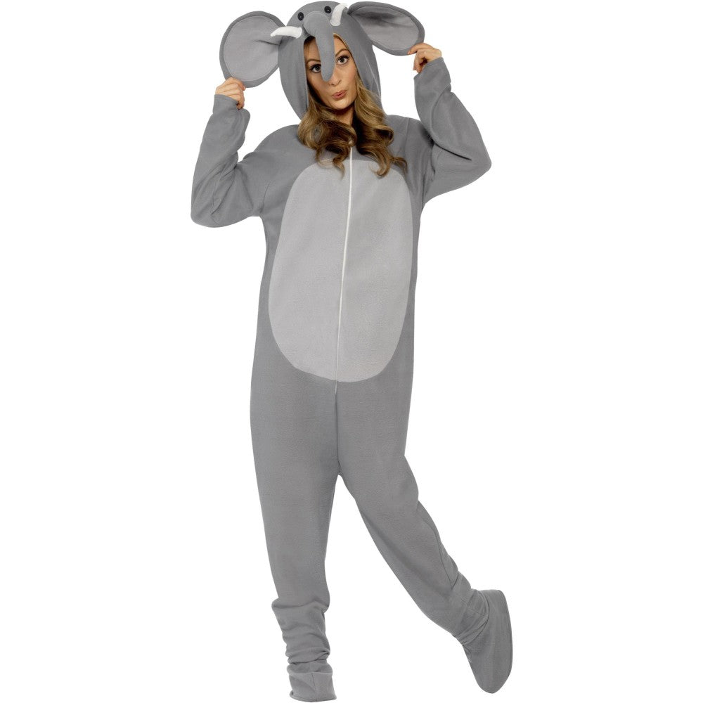 Elephant Costume, All In One With Hood | Large