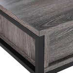 Console Table Worktop Bottom Shelf 2 Drawer Industrial