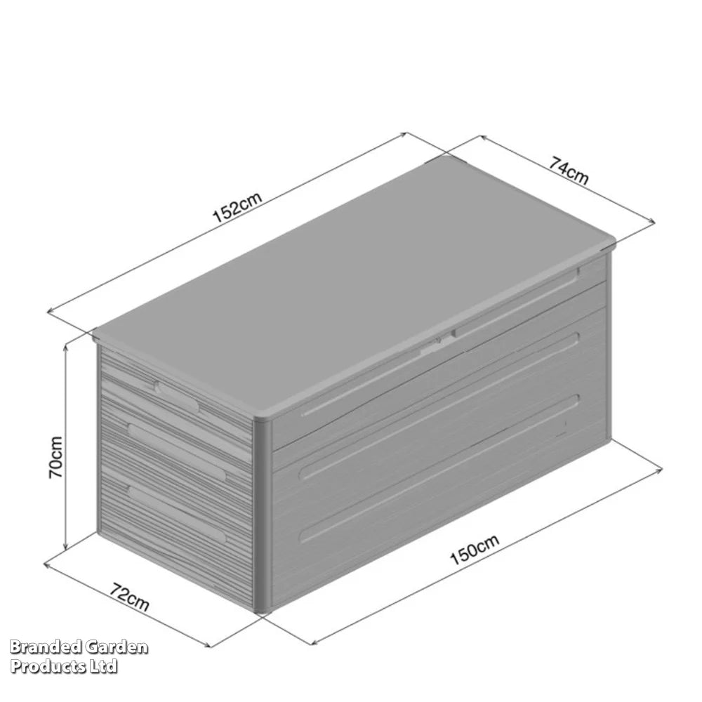 Elite Series 700l Storage Chest Warm Grey