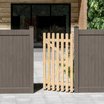 90cm W X 90/150/180cm H Garden Wood Fence Gate With Latch | 150cm