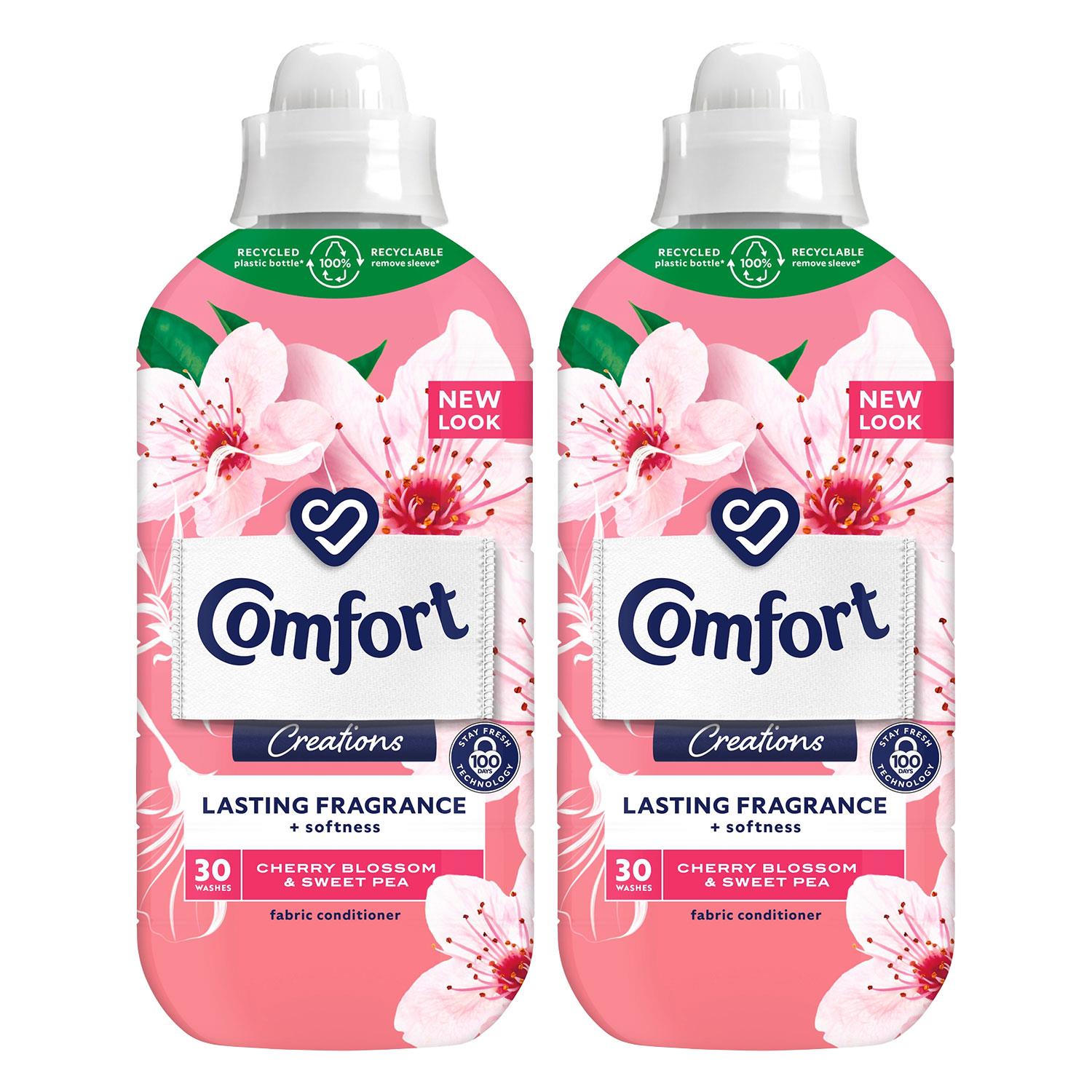 Fabric Conditioner Cherry Blossom & Sweet Pea 900ml 30 Washes | Set of 2