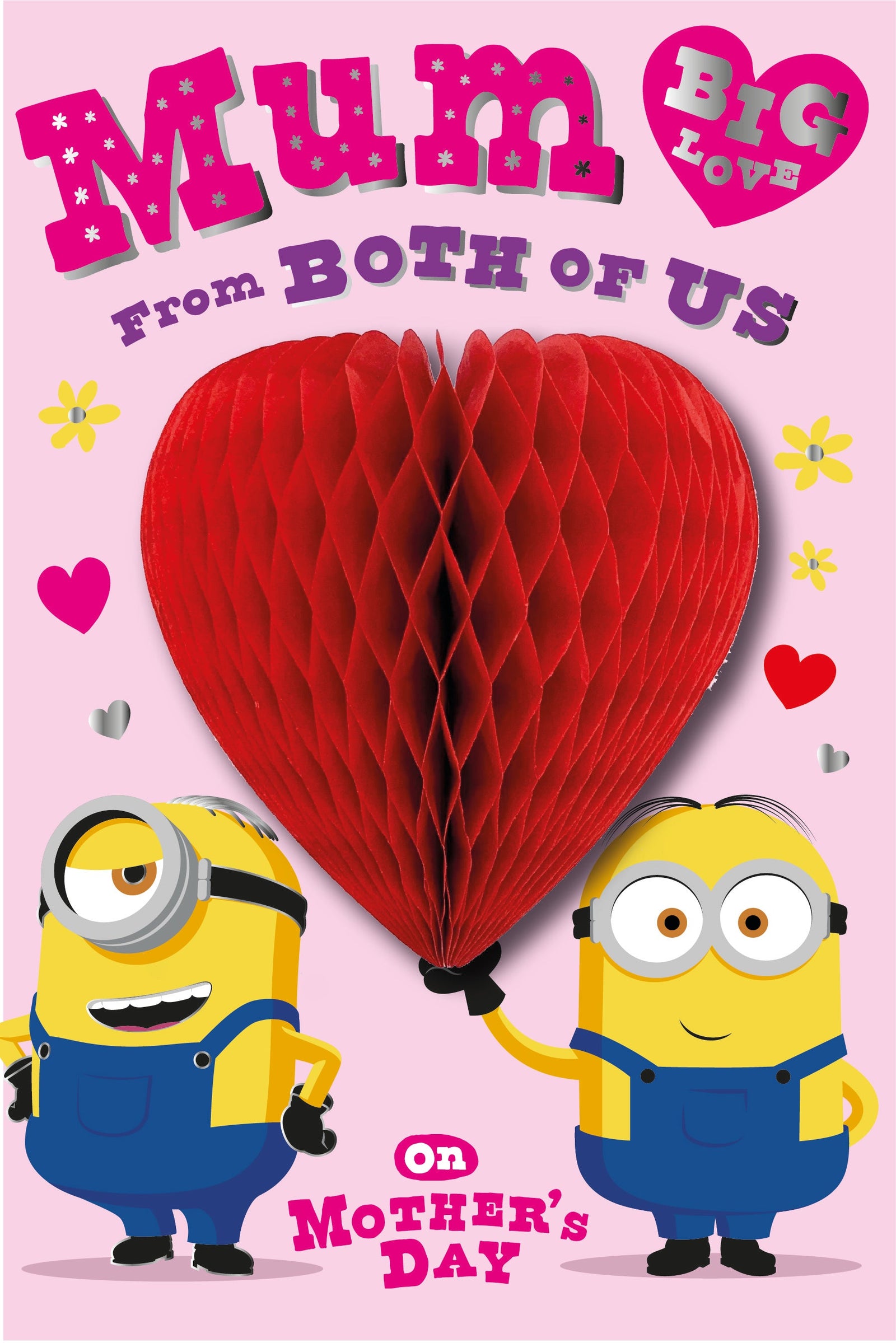 Minions 'from Both Of Us' Mother's Day Card Official Product