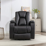 Hartville Electric Lift Assist Riser Recliner With Massage And Heat | Brown