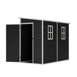 Breeins 8 X 4ft Garden Outdoor Tool Storage Shed With Pent Roof