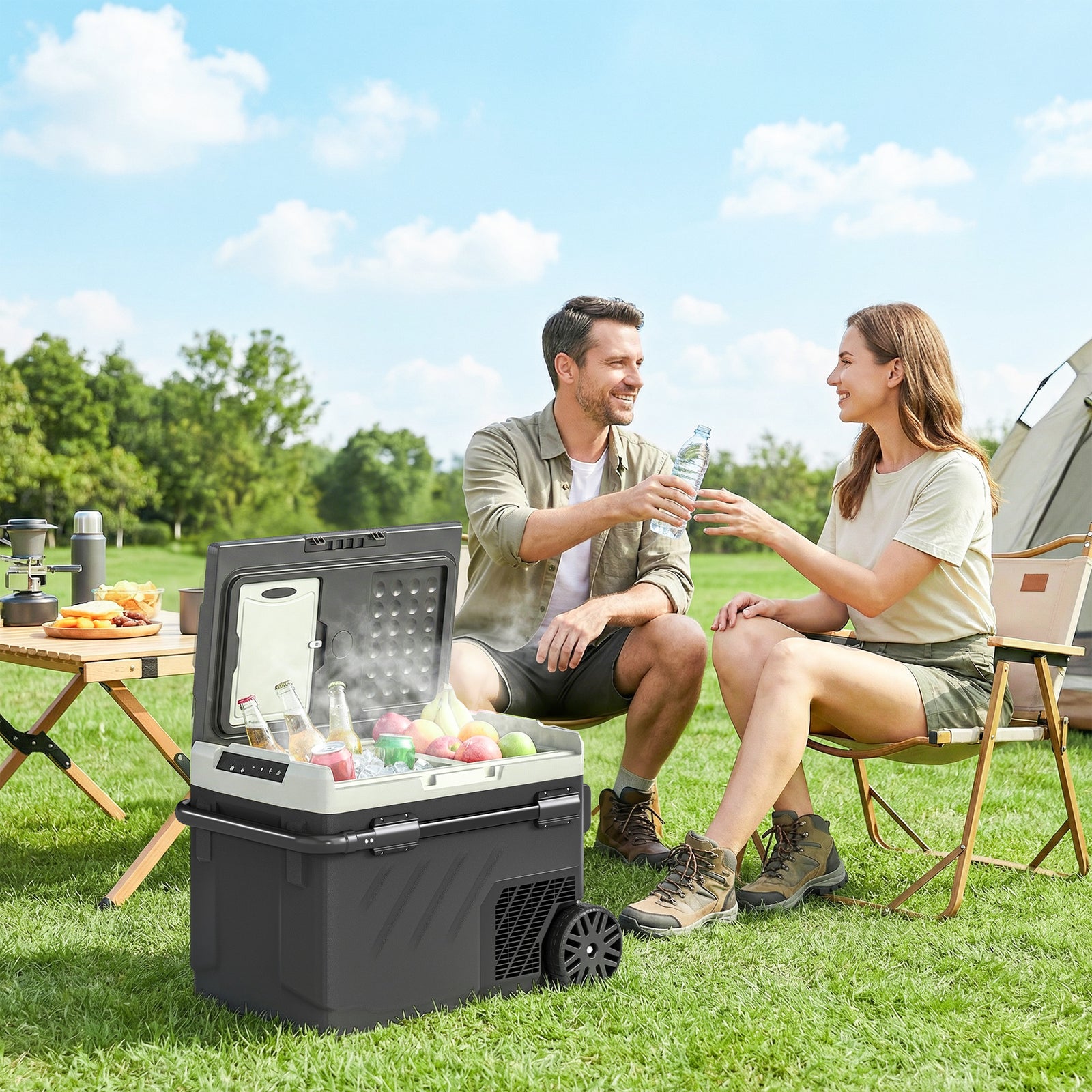 Compressor Car Fridge Freezer, Dual Zone With App Control | 40l | Black