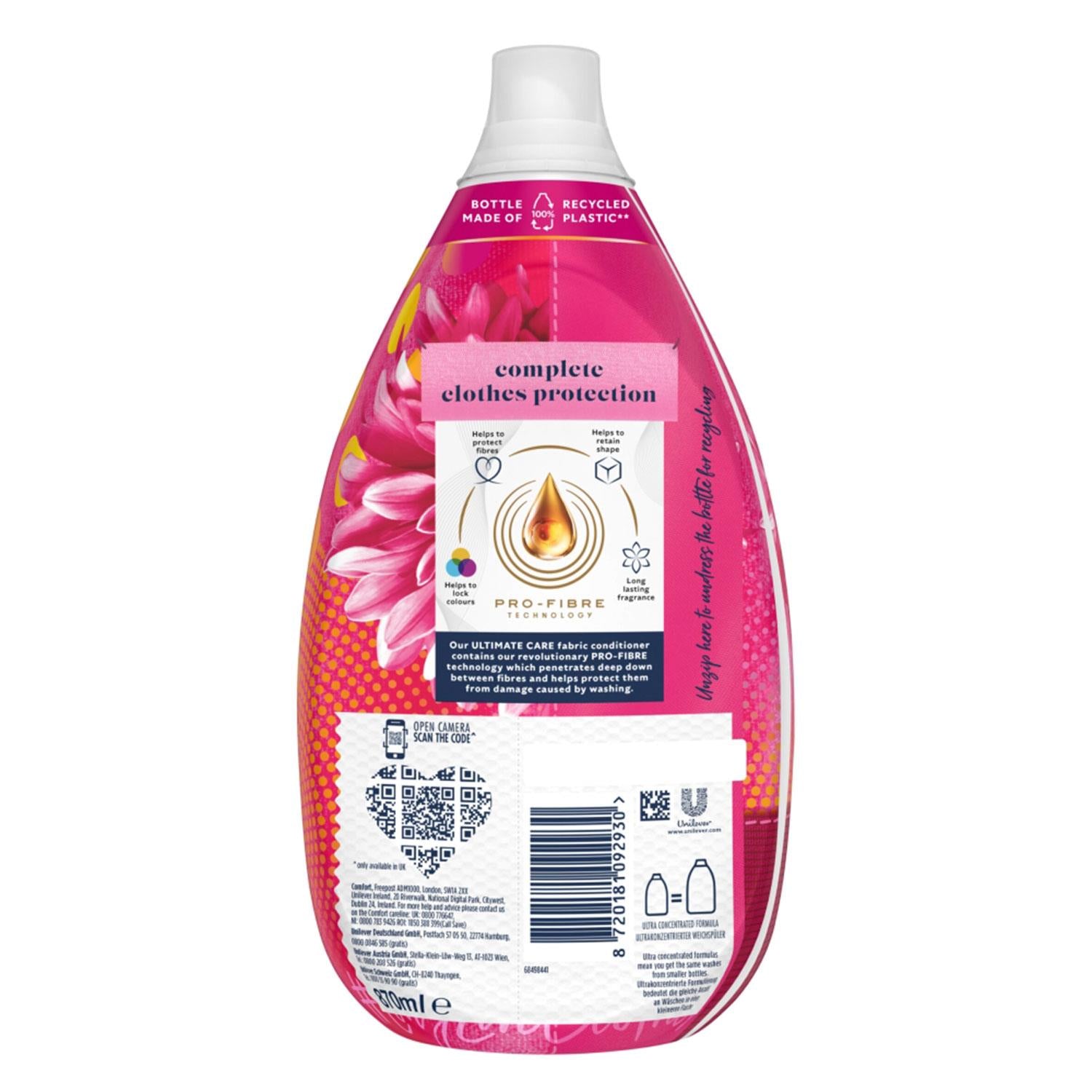 Ultimate Care Fuchsia Passion Liquid Fabric Conditioner 58w | Set of 3