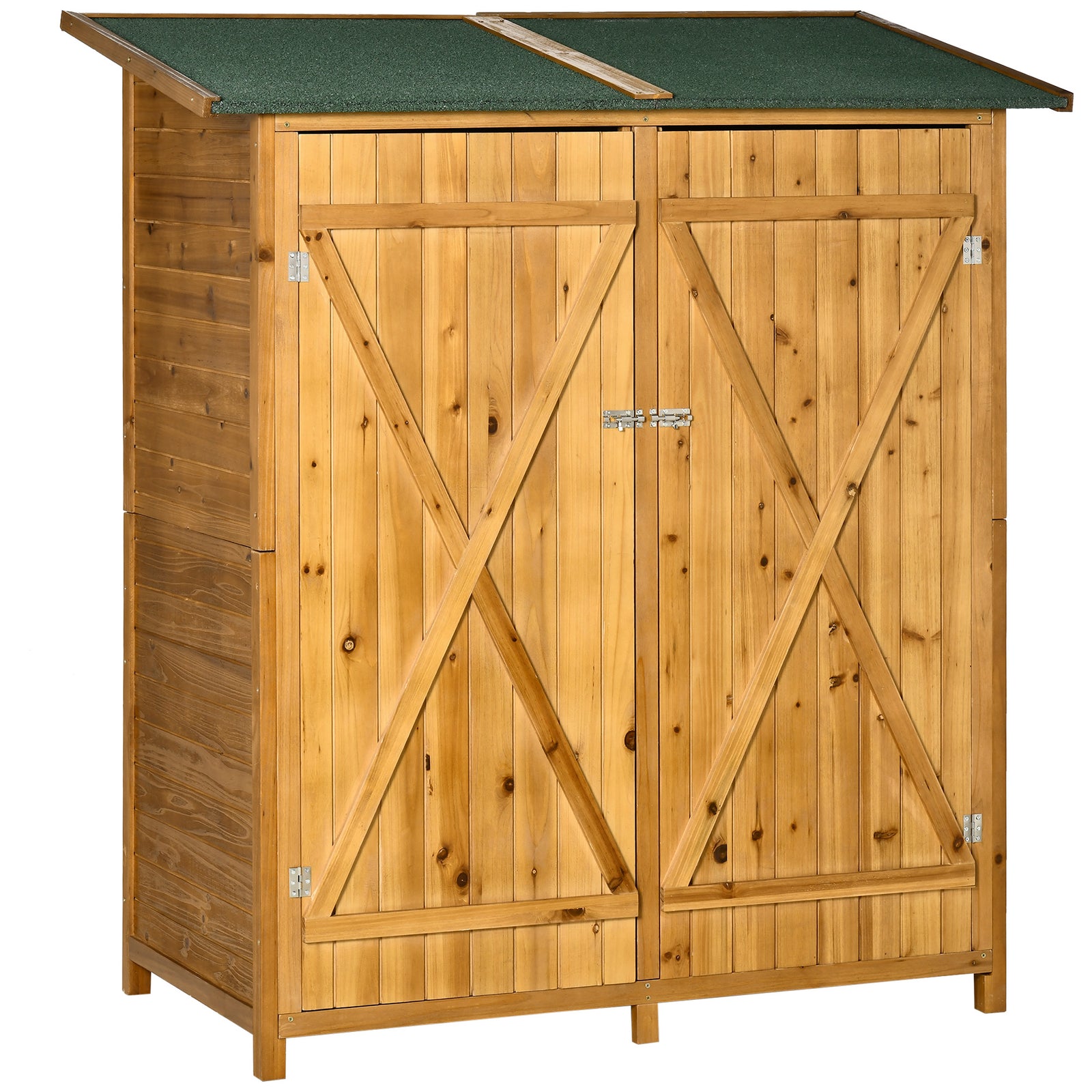 Garden Storage Shed Tool Organizer W/ Table | Natura