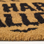 HOMESCAPES Happy Halloween Non-slip Coir Doormat, 40 X 60 Cm