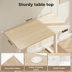 Electric Standing Desk Height Adjustable With Memory Control | Natural