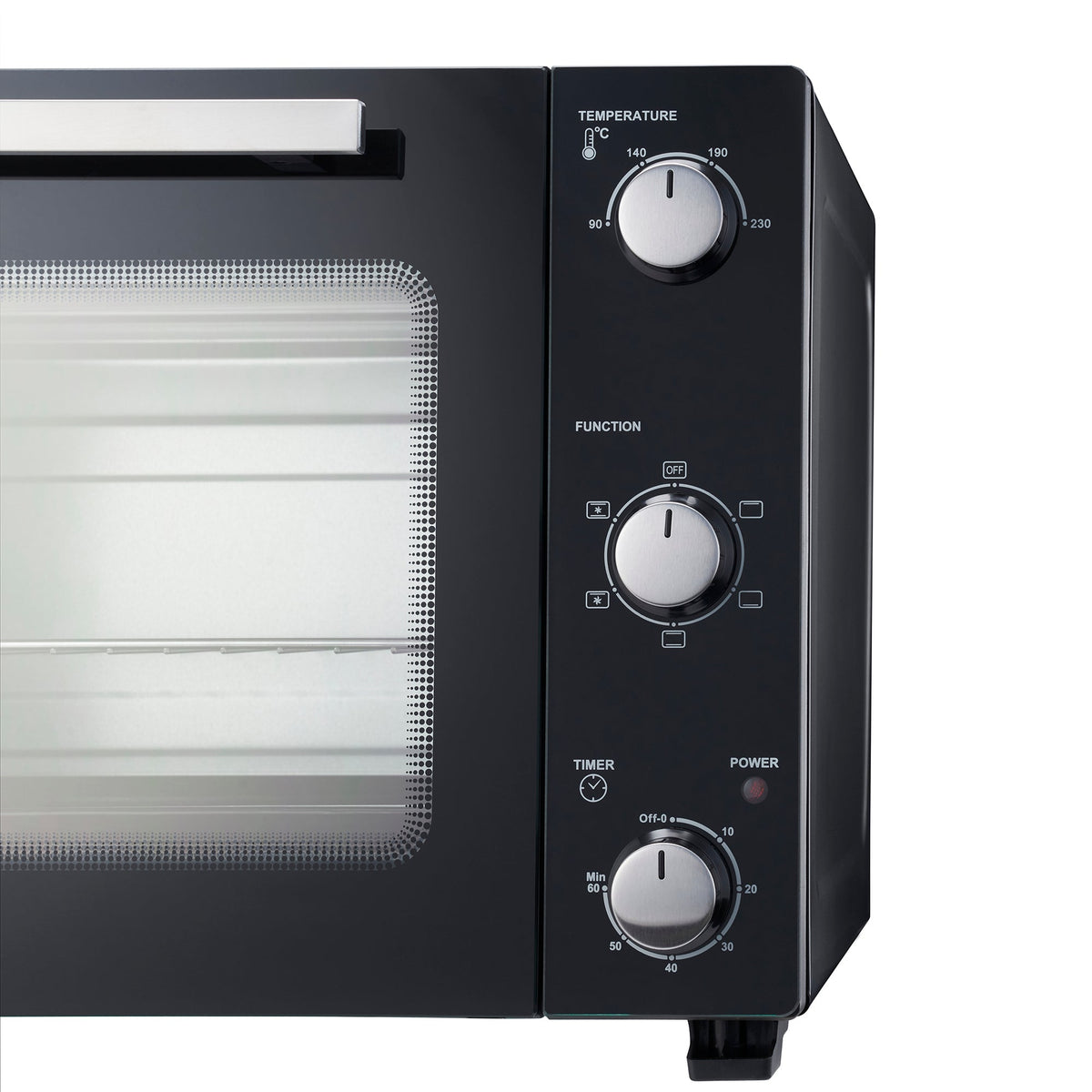 48l Mini Oven - Electric Countertop Cooker 1800w | 48l | Black