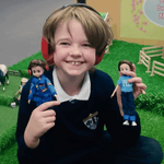 Bigjigs Toys Hayden with Loyal Companion Cookie, 18cm Tall