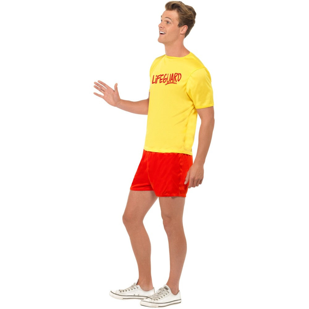 Men's Beach Lifeguard Costume | Medium