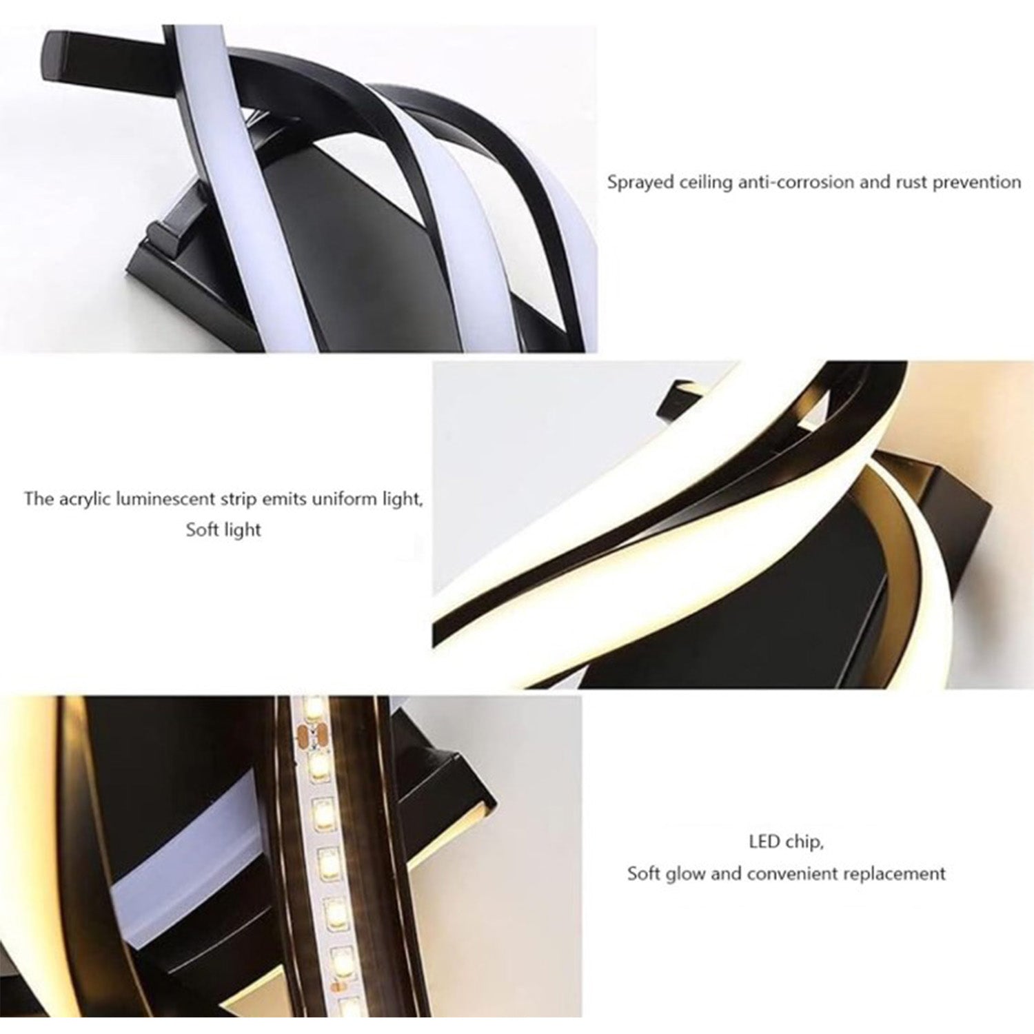 Bath Plus TB+ Modern Spiral Indoor Led Wall Lamp