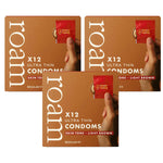 36x Light Brown Regular Fit Condom For Safer Sex (3x12 Pack)