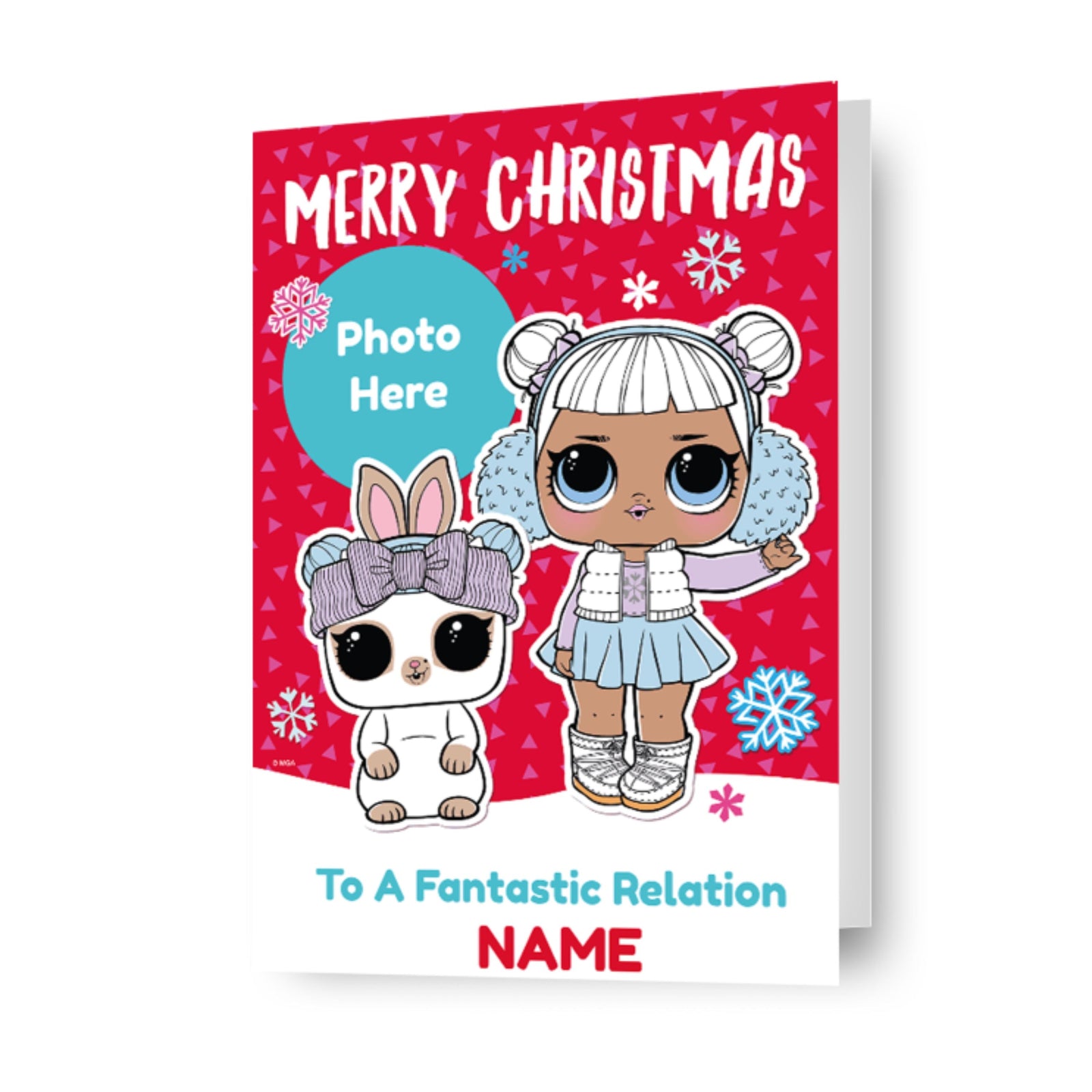 Personalised Photo Christmas Card Official Product