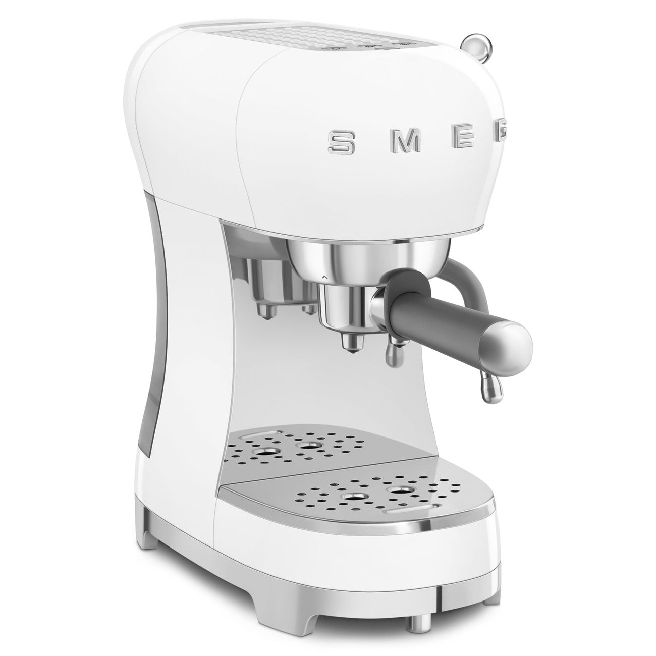 Ecf02 Espresso Coffee Machine With Steam Wand | White