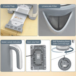 3000w Rapid Boil Kettle And Toaster Set With Otter Thermostat | Grey