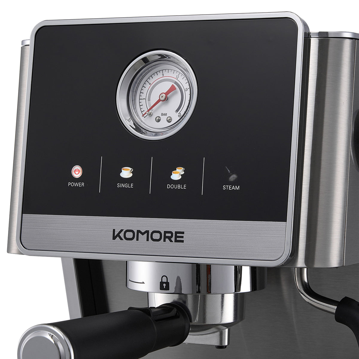 20 Bar Espresso Coffee Machine With Touch Screen & Milk Frother