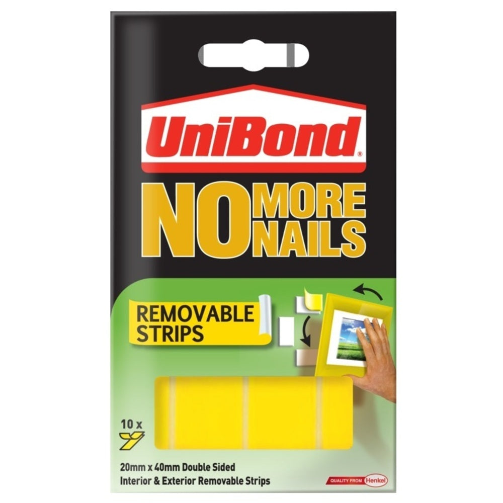 No More Nails Frame Hangers (pack Of 10) | One Size | Yellow