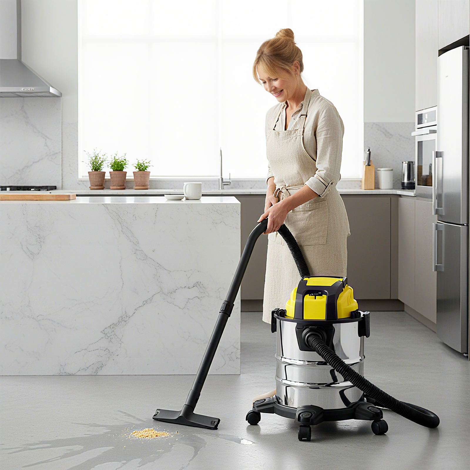 HOMCOM Wet And Dry Vacuum Cleaner, Wet & Dry Vacuum Cleaner W/ Blower For Workshop