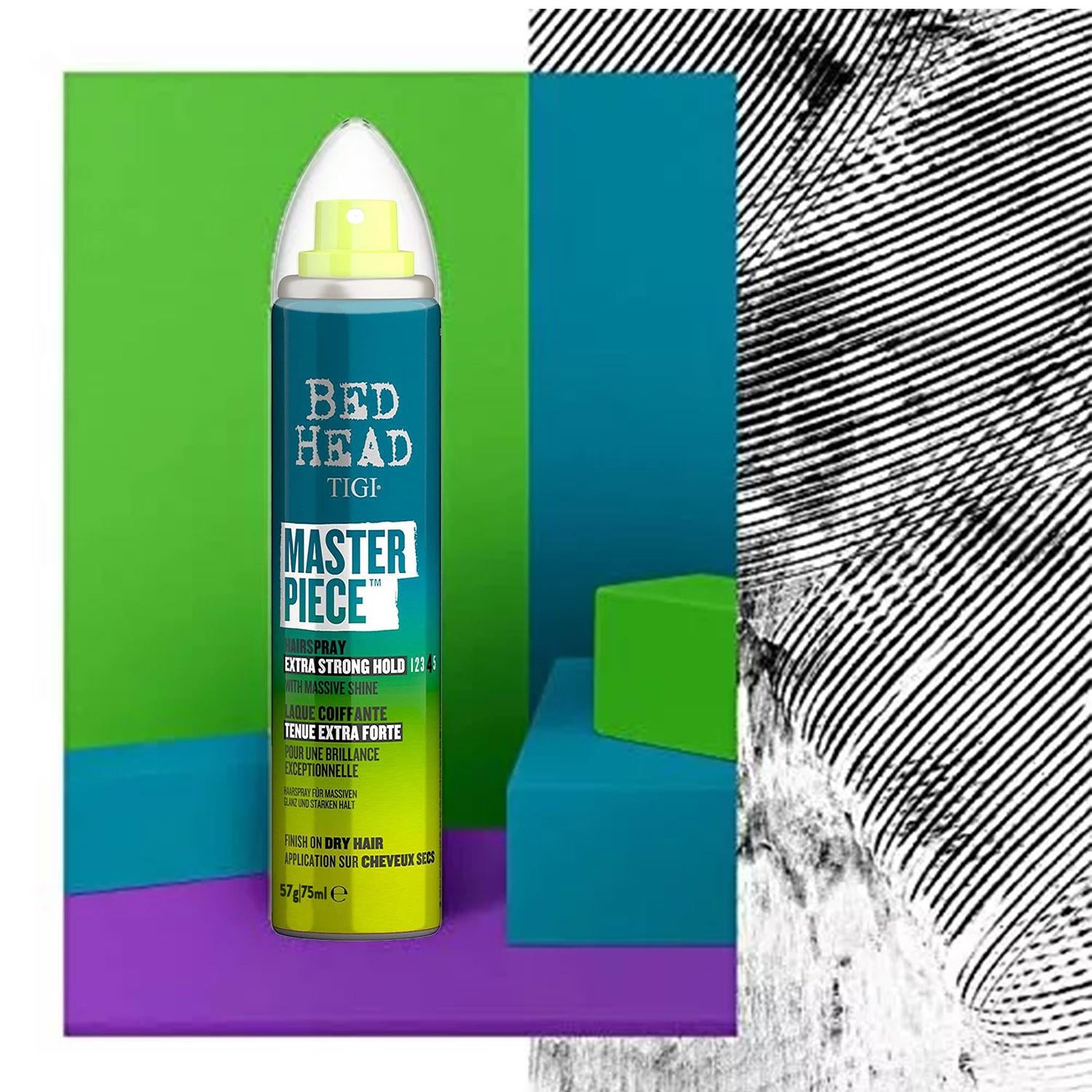 Masterpiece Hairspray Extra Strong Hold & Massive Shine 75ml, 2pk