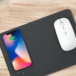 Wireless Charging Pad For Mouse And Cell Phone Charging, Black