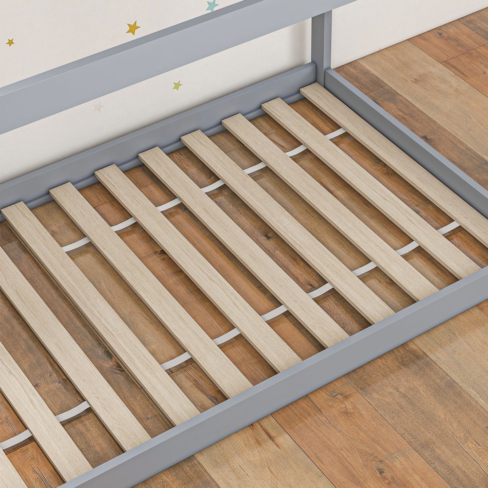 Wooden Single Bed Frame With Tree House Style | Single
