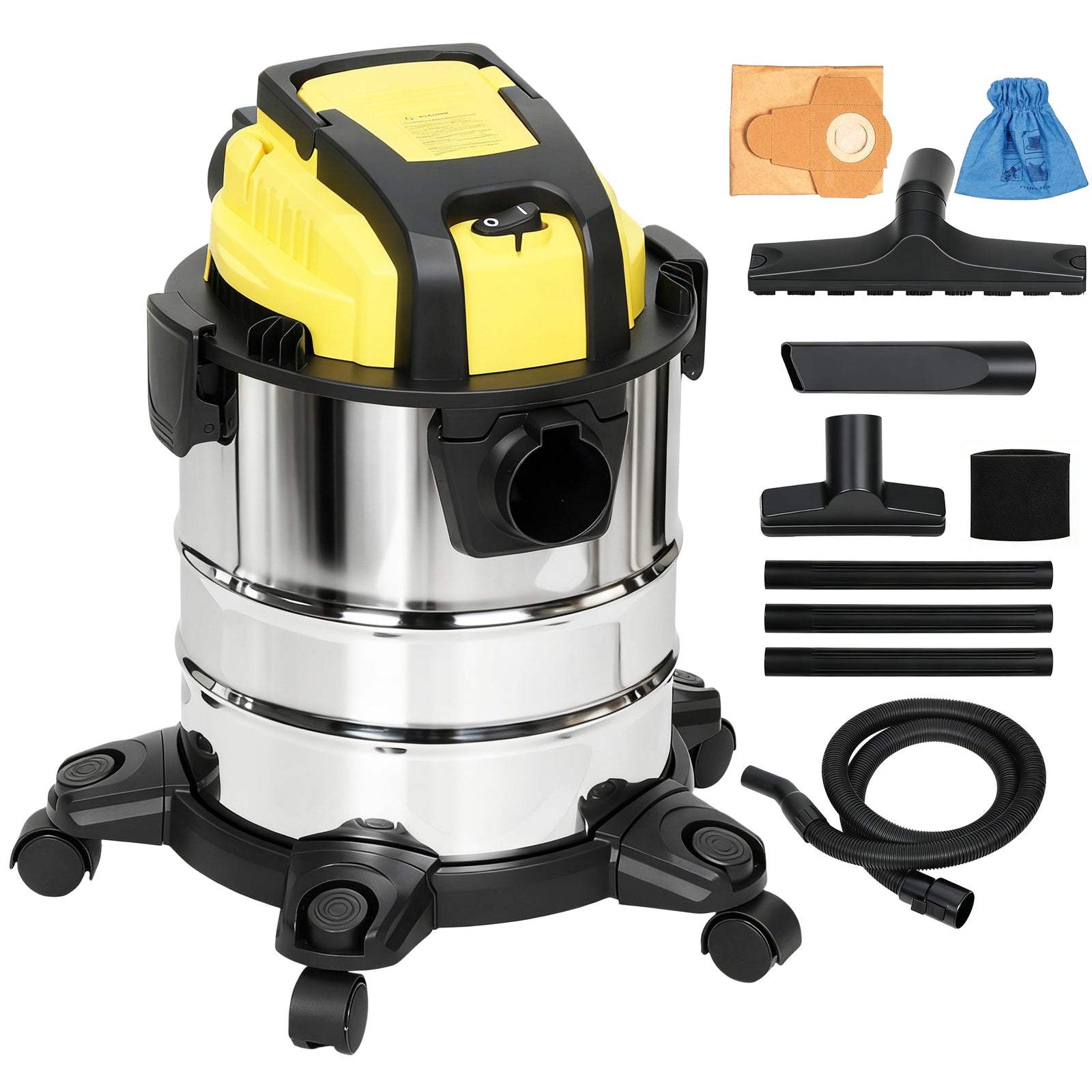HOMCOM Wet And Dry Vacuum Cleaner, Wet & Dry Vacuum Cleaner W/ Blower For Workshop