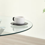 Stylish New York Dining Table Set With 4 Charlotte Velvet Chairs | Black