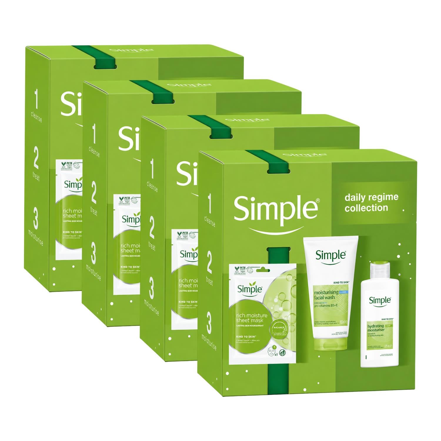 Daily Regime Edition Gift Set With Facial Wash And Moisturiser | Set of 4