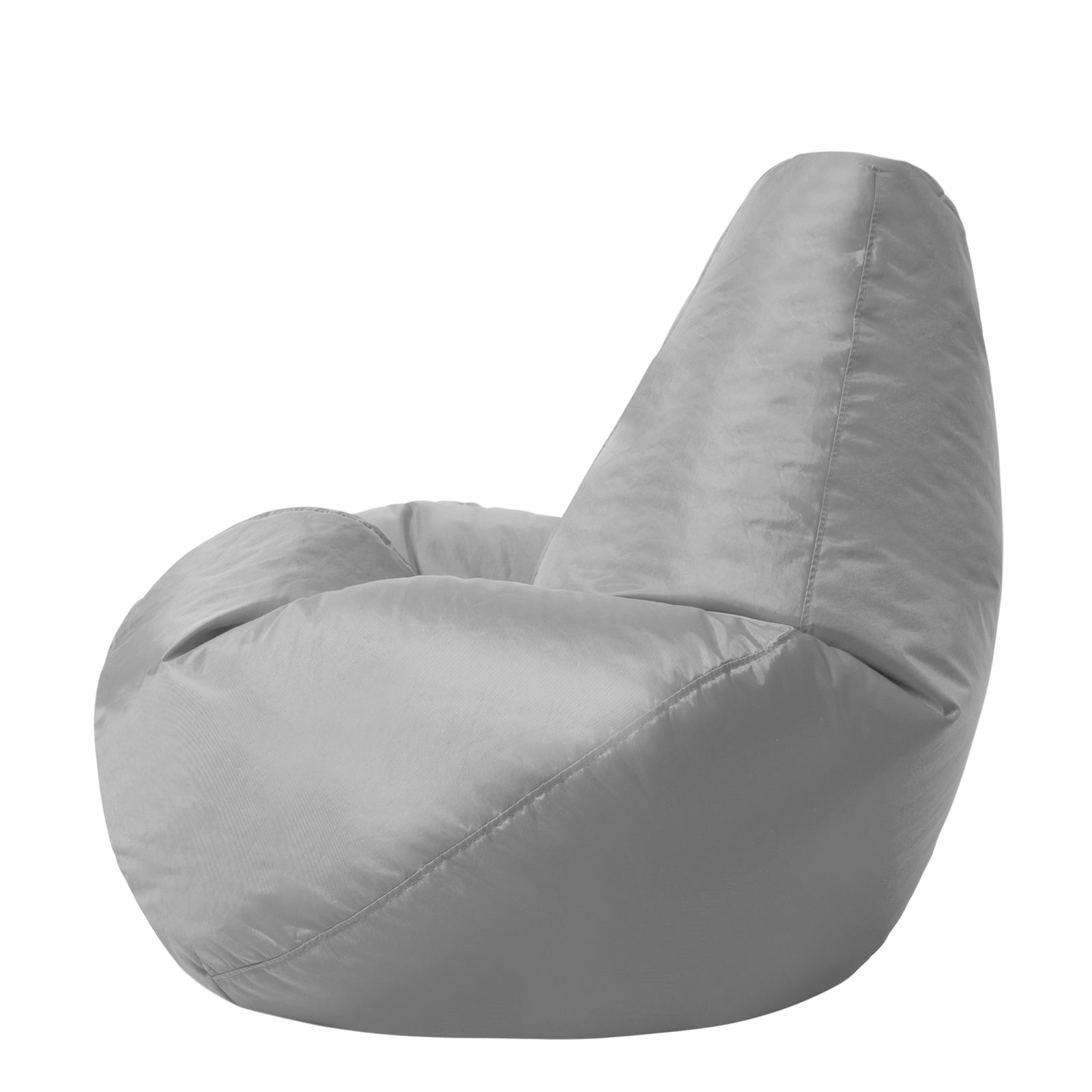 Kids High Back Bean Bag Chair | Gray