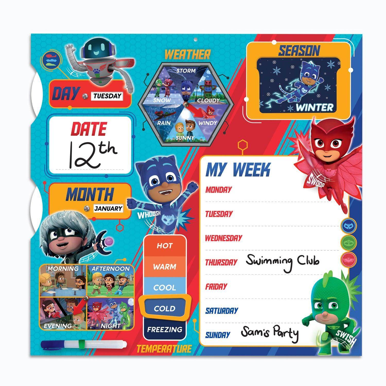 PJ Masks Pj Masks Pj Masks My First Activity Calendar Official Product