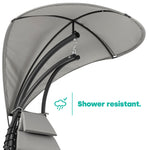 Bali Swing Sun Lounger - Grey