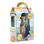 Bigjigs Toys Fossil Hunter Doll with Backpack and Tools, 18cm Tall