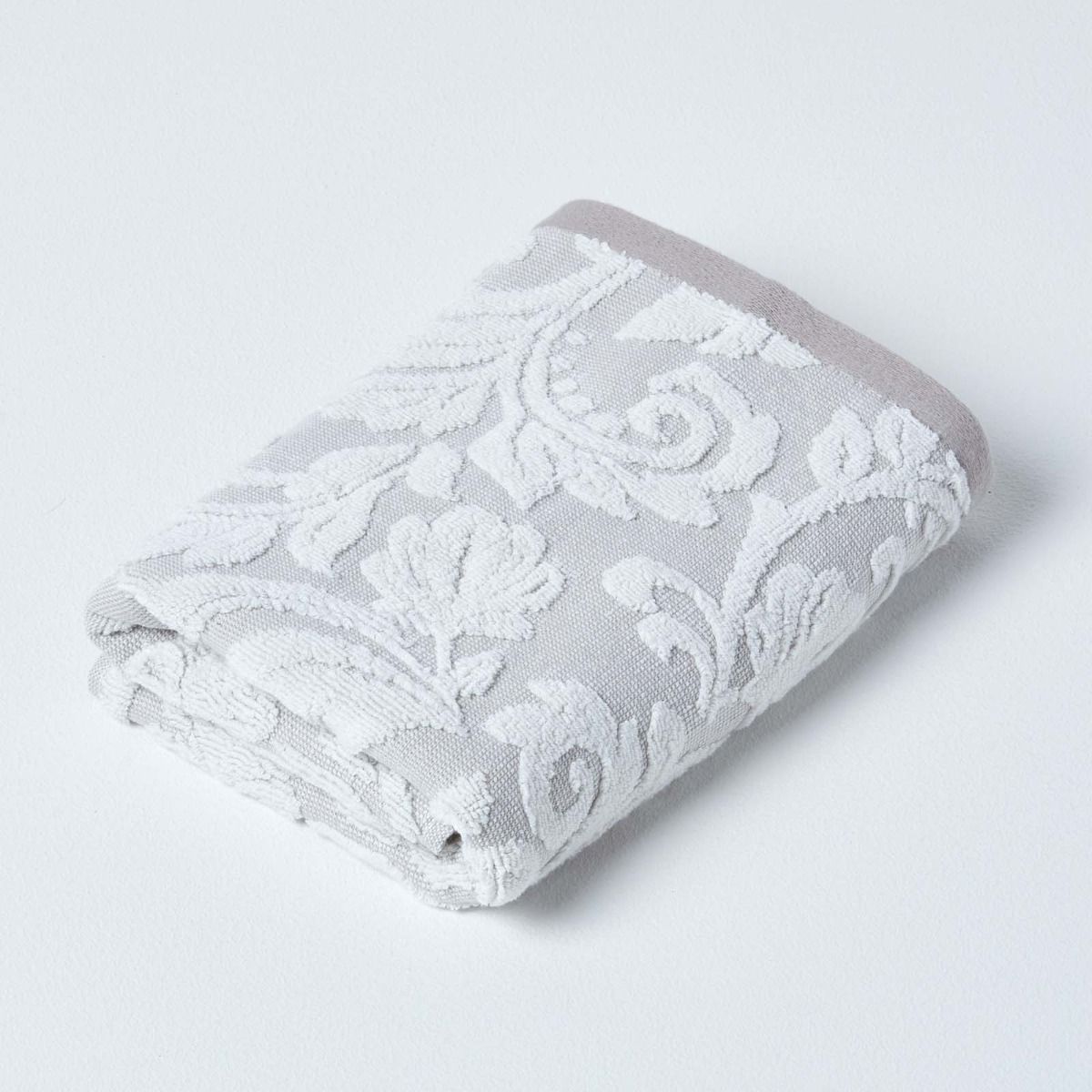 Damask 100% Turkish Cotton 600 Gsm Towels | Hand Towel | Beige