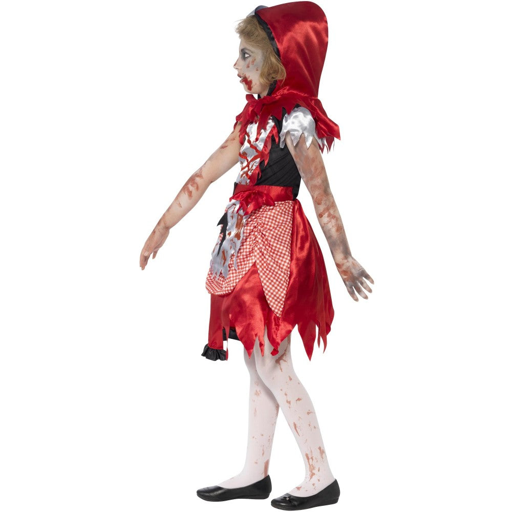 Zombie Miss Hood Child Girl's Costume | Age 7-9