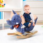 Rocking Horse Ride On Toy Seat Belt Safety Toddler Elephant Music