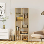 Multipurpose 8 Grid Bookshelf Decorative Shelf | One Size | Yellow