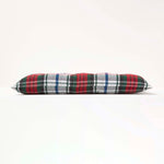 Tartan Check Seat Pad With Button Straps 100% Cotton, 40 X 40 Cm | Set of 1 | Red