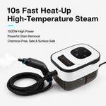 Steam Cleaner Handheld 6 Settings With Tank 105°c Heat For Kitchen White | White