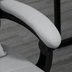 Microfibre Massage Chair Lumbar Grey