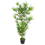 120cm  Design Uk Realistic Artificial Bamboo Plants / Trees Green