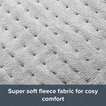 Comfort Control Heated Throw | Gray