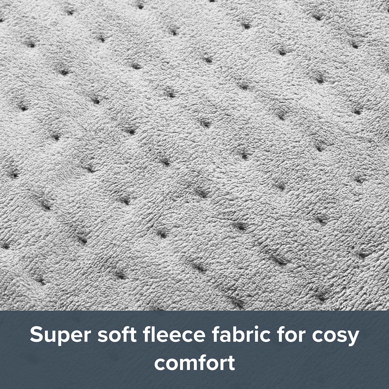 Comfort Control Heated Throw | Gray