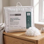 Luxury Hotel Quality Super Microfibre 13.5 Tog Winter Duvet | Super King | White