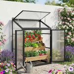 Polycarbonate Greenhouse With Door, Aluminium Walk-in Greenhouse