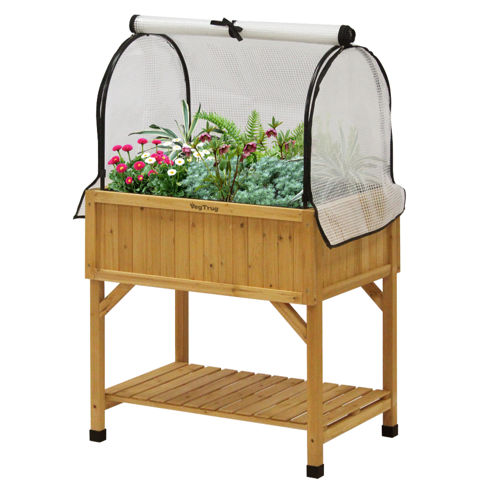 Raised Planter Greenhouse Frame & Multi-cover Set