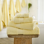 Egyptian Embrace Towels – 550gsm Egyptian Cotton, Fluffy Soft & Highly Absorbent | Bath Sheet | Lemon