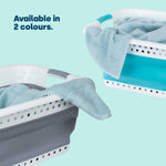 Foldaway Laundry Basket- Grey