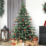 Christmas Tree, Hinged Xmas Tree With Realistic Branches | 6ft | Green